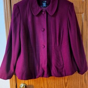 Burgundy Blazer